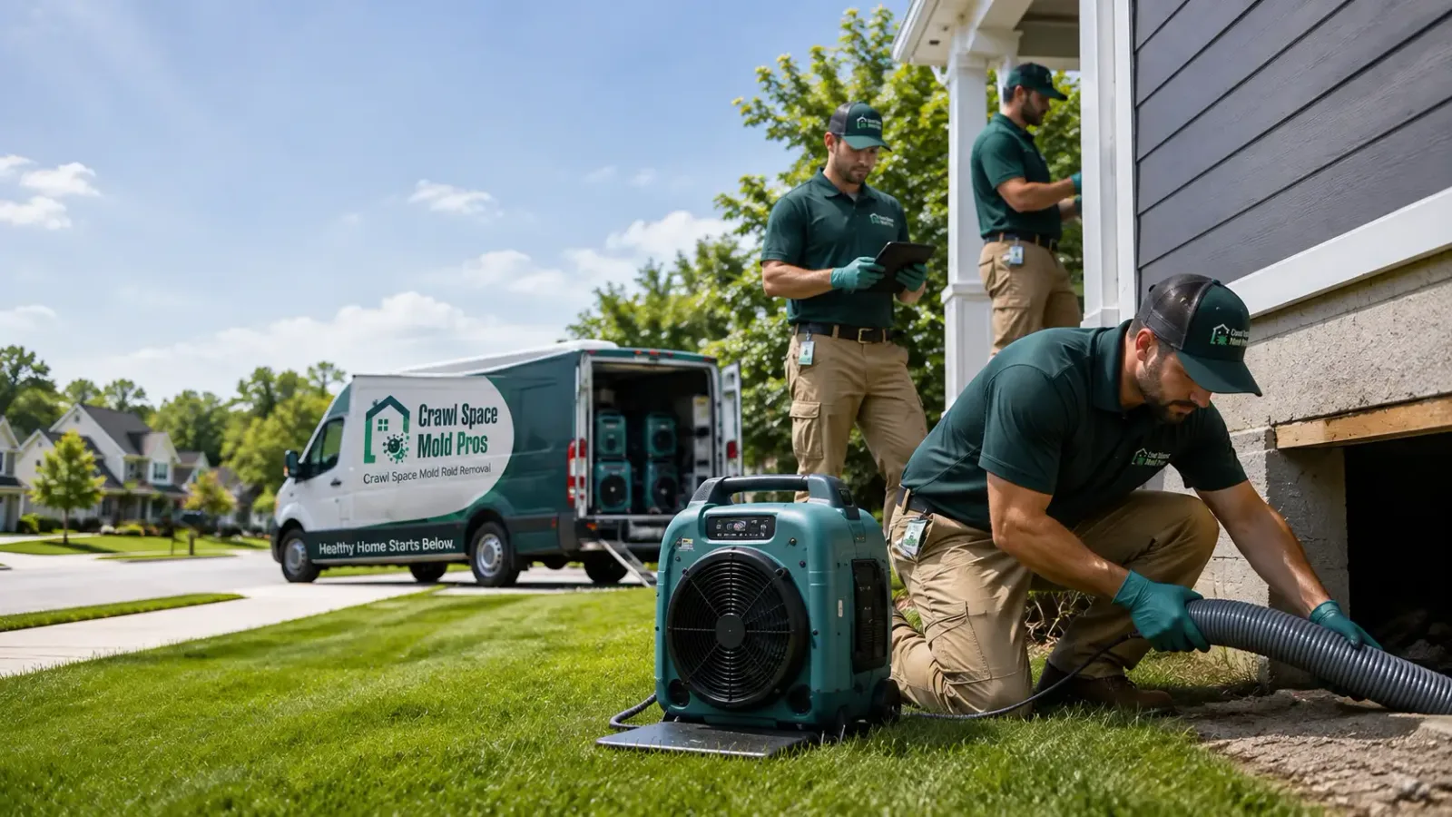 Crawl Space Mold Removal in Cheswick, PA